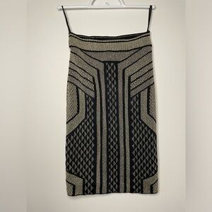BCBG‎ Maxazria Josa Metallic Pencil Skirt size Extra Small